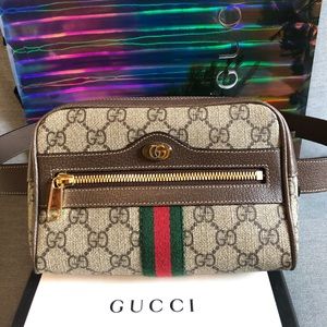 Gucci Ophidia Belt Bag GG Supreme Size 85 Belt